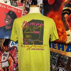 Vintage T.D. Jakes Woman‎ Thou Art Loosed Jesus Gospel Graphic T-Shirt Sz Large